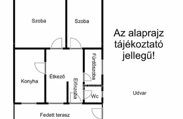 Családi ház eladó Sándorfalva, 55 négyzetméteres