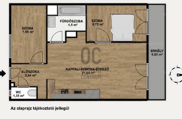 Budapest eladó lakás Ferencvárosban a Mester utcában, 47 négyzetméteres
