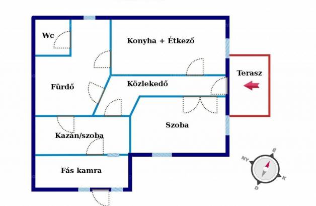 Családi ház eladó Tahitótfalu, 140 négyzetméteres