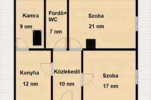 Lenti eladó családi ház, 3 szobás, 76 négyzetméteres