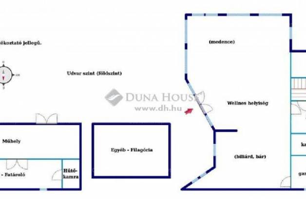 Siklósi családi ház eladó, 560 négyzetméteres, 7 szobás