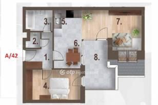 Budapest új építésű lakás eladó, Megyeren, 2 szobás