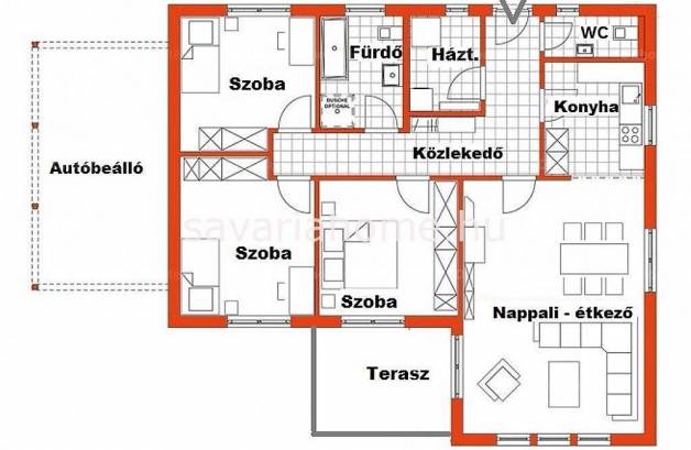 Gencsapáti eladó családi ház, 3 szobás, 70 négyzetméteres