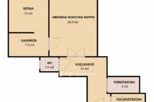 Eladó 2 szobás lakás Palotanegyedben, Budapest, Rákóczi út