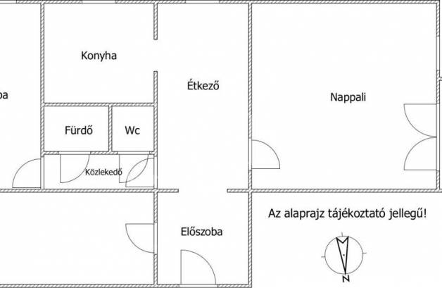 Ajkai eladó lakás, 3 szobás, 71 négyzetméteres