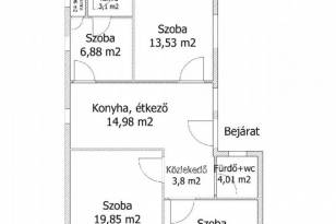 Szanyi családi ház eladó a Béke utcában, 85 négyzetméteres