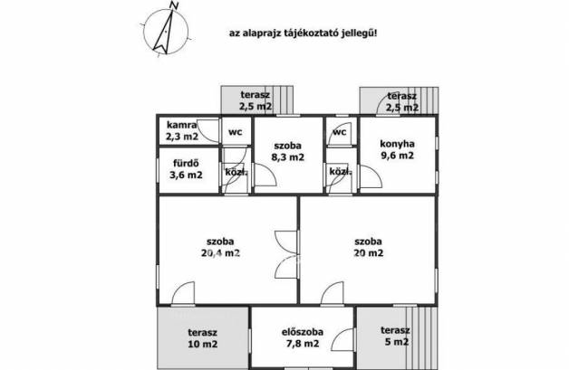 Siófoki ikerház eladó, 89 négyzetméteres, 2+1 szobás