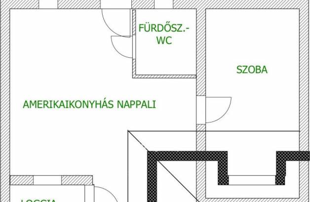 Eladó lakás Debrecen, István út, 1+2 szobás