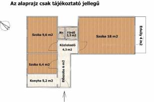 Eladó lakás, Bókaytelep, Budapest, 1+2 szobás