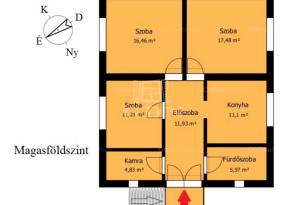 Miskolci ikerház eladó a Hegyalja úton, 117 négyzetméteres