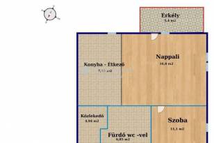 Új Építésű eladó lakás Veszprém, 2 szobás