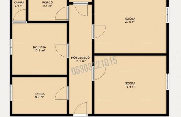 Szomódi családi ház eladó, 132 négyzetméteres, 4+2 szobás