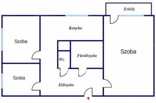 Miskolci eladó lakás, 1+2 szobás, 55 négyzetméteres
