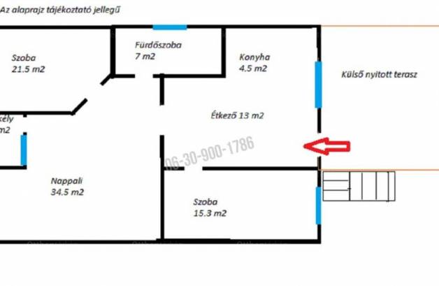 Nagykáta családi ház eladó, 6 szobás