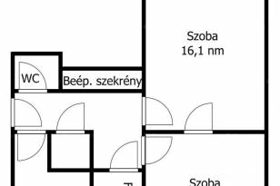 Hatvani lakás eladó, 57 négyzetméteres, 2 szobás