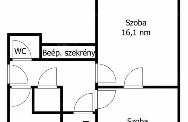 Hatvani lakás eladó, 57 négyzetméteres, 2 szobás