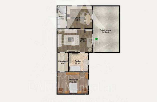 Újszászi családi ház eladó, 101 négyzetméteres, 3 szobás