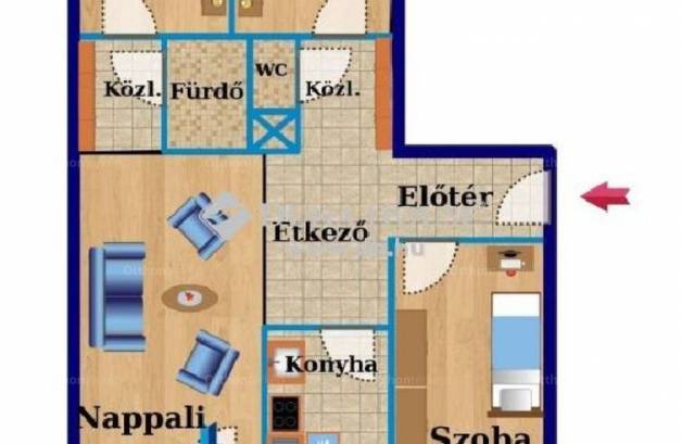 Veszprémi lakás eladó, 68 négyzetméteres, 4 szobás