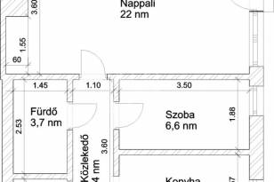 Lakás eladó Budapest, 43 négyzetméteres