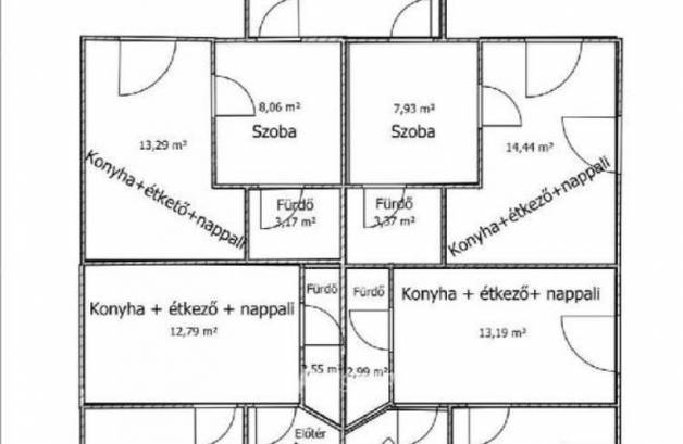 Demjéni eladó családi ház, 13+4 szobás, 495 négyzetméteres