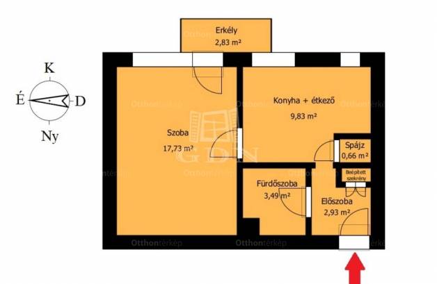 Miskolci lakás eladó a Selyemrét utcában, 36 négyzetméteres