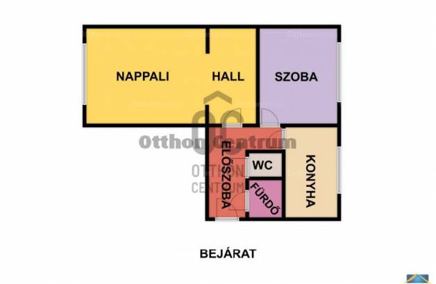 Tatabányai lakás kiadó, 53 négyzetméteres, 2 szobás