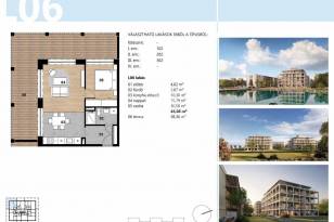 Új Építésű lakás eladó Balatonmáriafürdő, az Ady Endre utcában, 45 négyzetméteres
