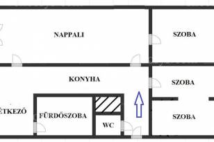 Székesfehérvári lakás eladó, 60 négyzetméteres, 4 szobás