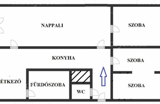 Székesfehérvári lakás eladó, 60 négyzetméteres, 4 szobás