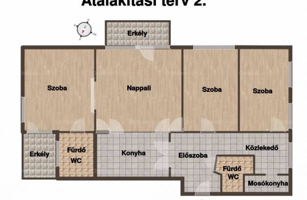 Eladó lakás, Budapest, Szemlőhegyen, 103 négyzetméteres