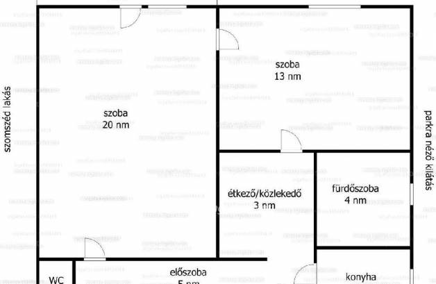 Budapest eladó lakás Erdősoron a Szent László utcában, 53 négyzetméteres