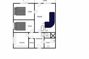 Szekszárdi lakás eladó, 58 négyzetméteres, 3 szobás