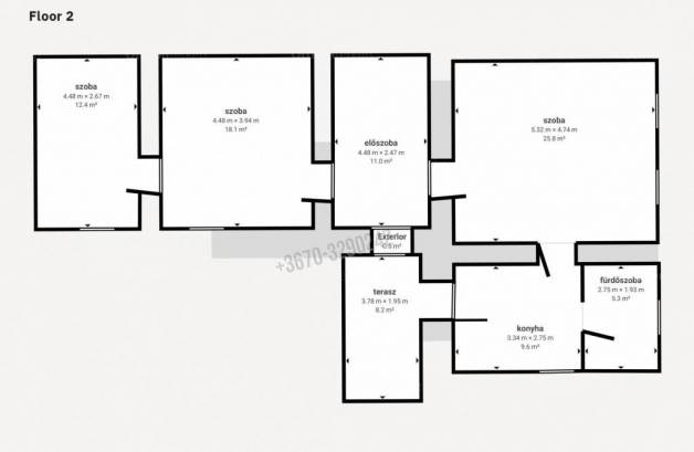Mádi új építésű családi ház eladó, 106 négyzetméteres, 3 szobás