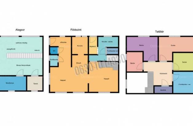 Tatabányai eladó családi ház, 6+1 szobás, 275 négyzetméteres