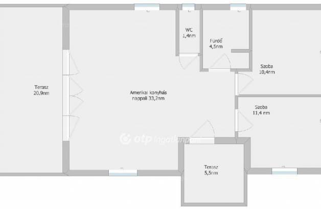 Velence családi ház eladó, 1+2 szobás