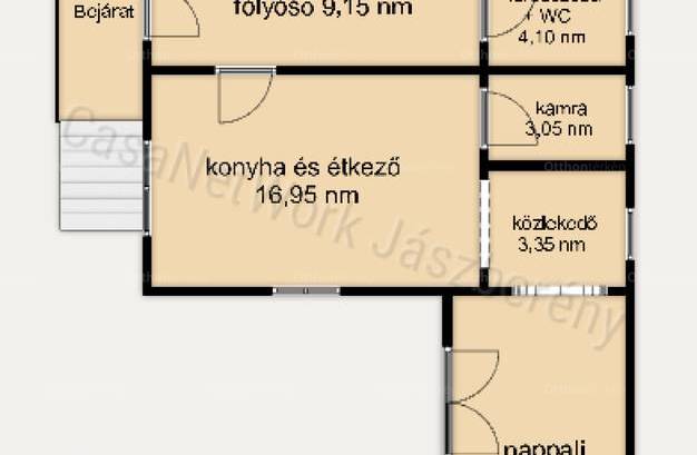Családi ház eladó Jászszentandrás, 87 négyzetméteres