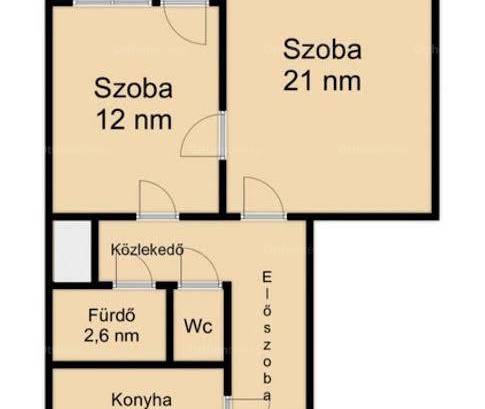 Budapest, lakás eladó, Újhegy, 2 szobás