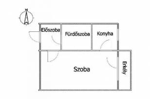 Miskolc 1 szobás lakás eladó a Dankó Pista utcában