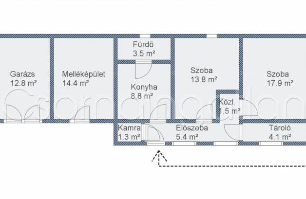 Családi ház eladó Kemenesszentpéter, 70 négyzetméteres