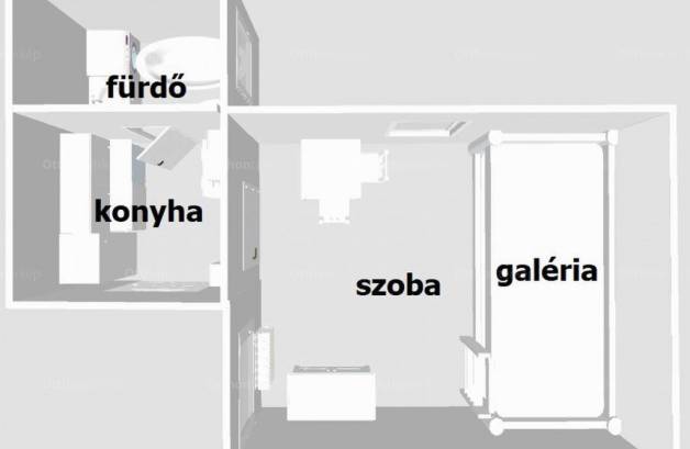 Kiadó 1 szobás lakás Erzsébetvárosban, Budapest, Nefelejcs utca