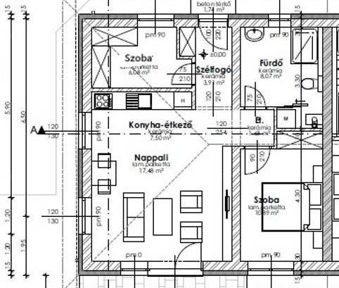 Eladó 1+2 szobás ikerház Szombathely, új építésű