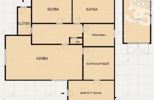 Kecskeméti családi ház eladó, 96 négyzetméteres, 4 szobás