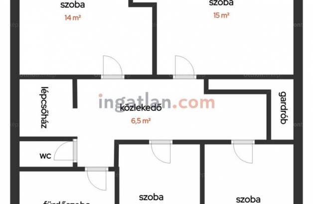 Szegedi eladó sorház, 4+2 szobás, 142 négyzetméteres