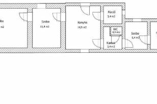 Mindszenti családi ház eladó, 68 négyzetméteres, 1+3 szobás
