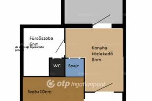 Eladó lakás, Budapest, Palotanegyedben, 43 négyzetméteres