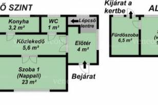 Családi ház eladó Miskolc, 112 négyzetméteres