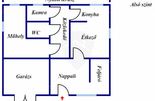 Apci családi ház eladó, 186 négyzetméteres, 4 szobás