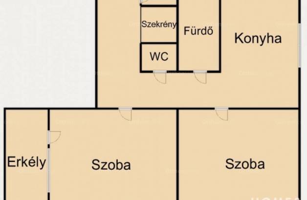Mindszenti lakás eladó, 62 négyzetméteres, 2 szobás