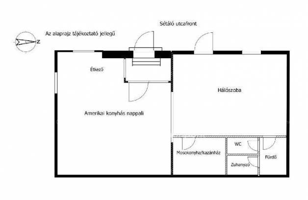 Szentendrei lakás kiadó, 50 négyzetméteres, 2 szobás