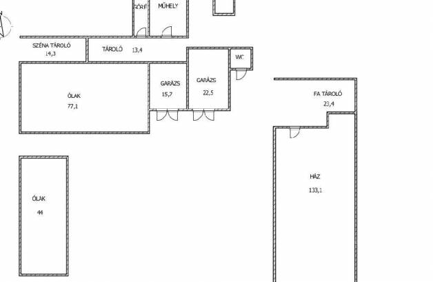 Kardosi eladó családi ház, 3 szobás, 133 négyzetméteres